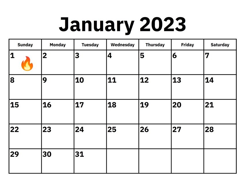 2023 email marketing event/holiday calendar