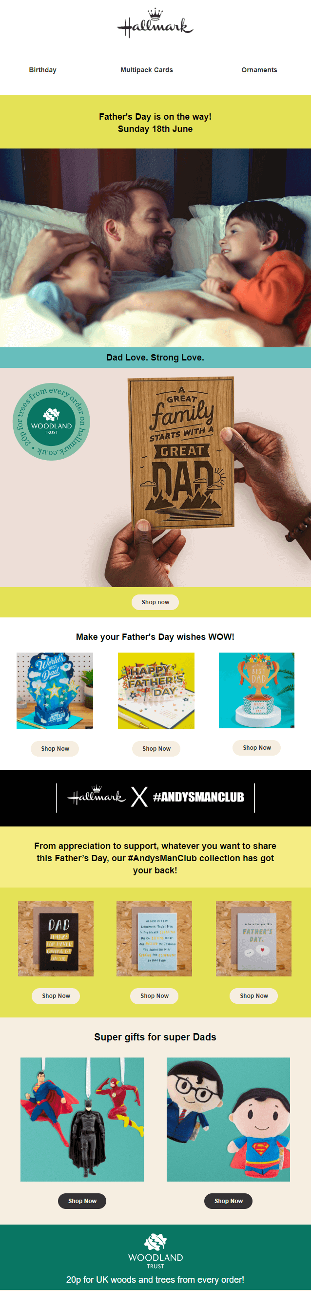 What do have going for Fathers Day?