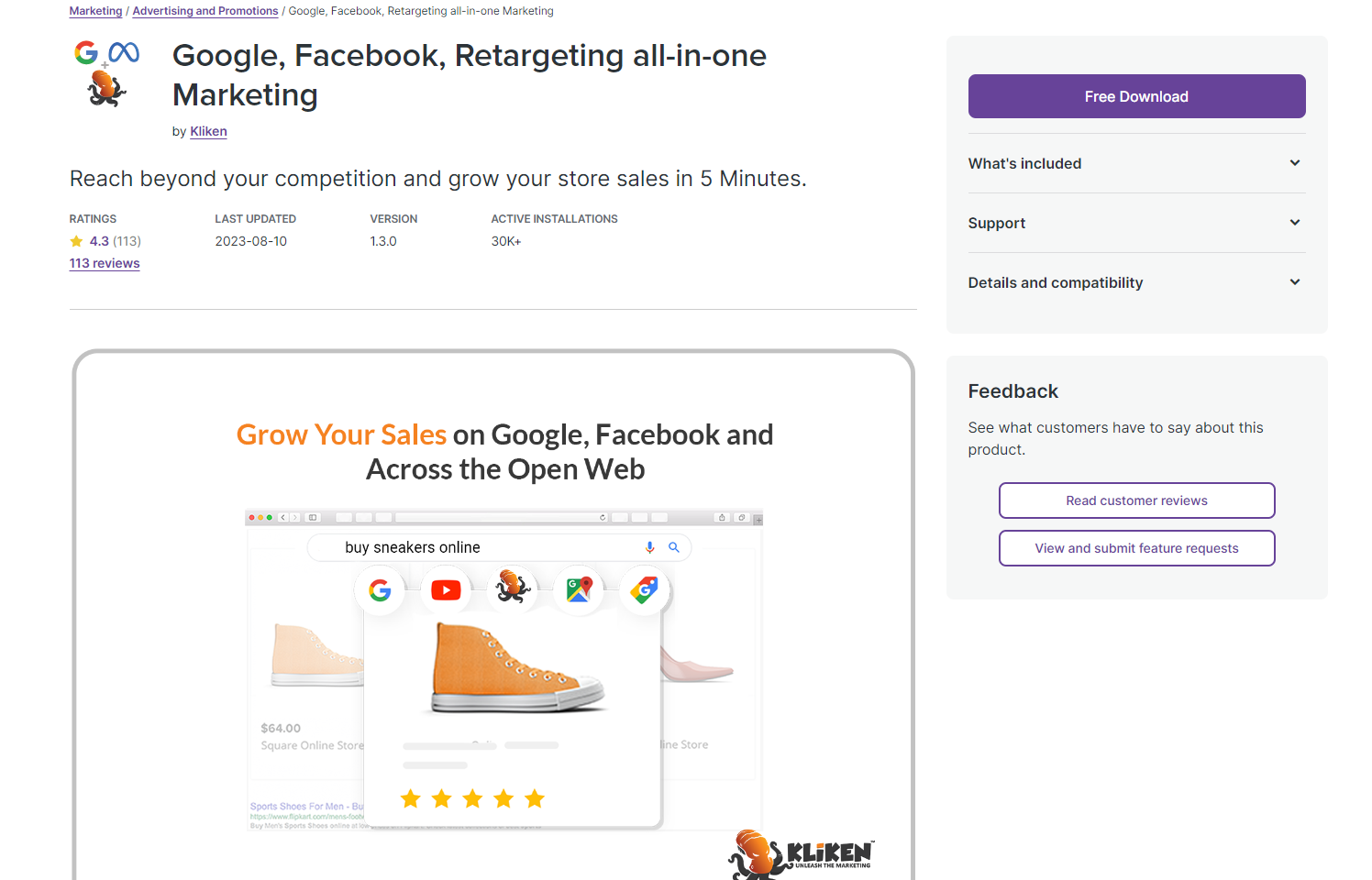 Google, Facebook, Retargeting all-in-one Marketing