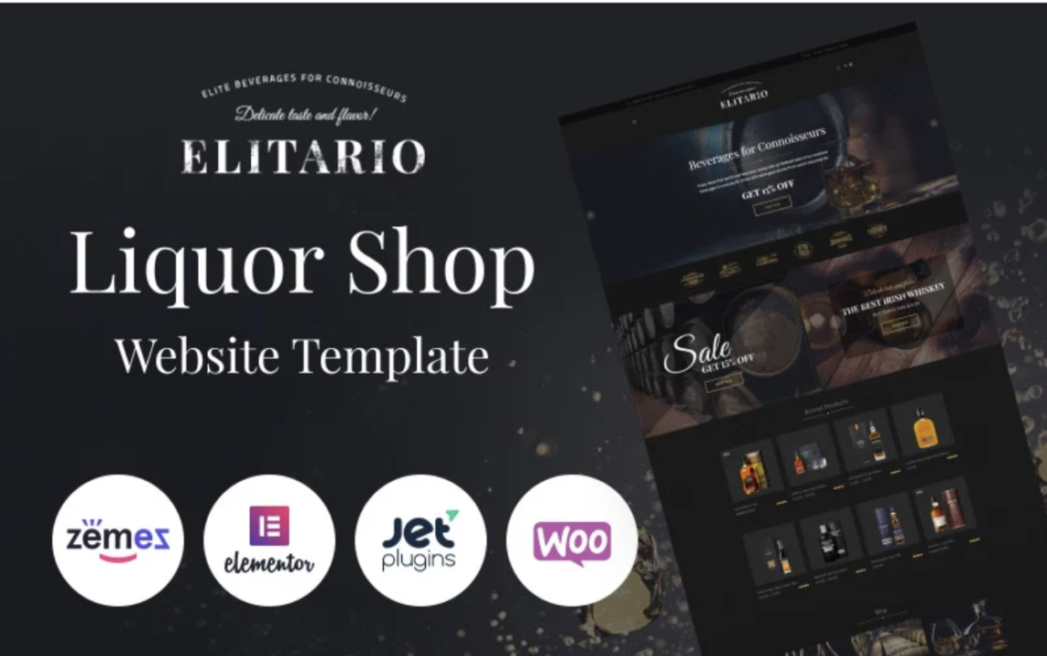 Elitario theme for Woocommerce