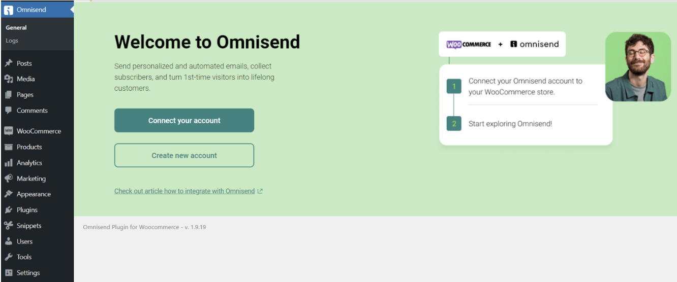 Omnisend theme for Woocommerce