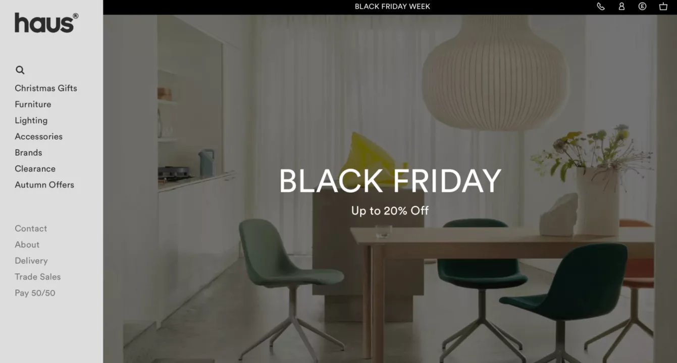 Furniture & home decor Shopify dropshipping store - Haus