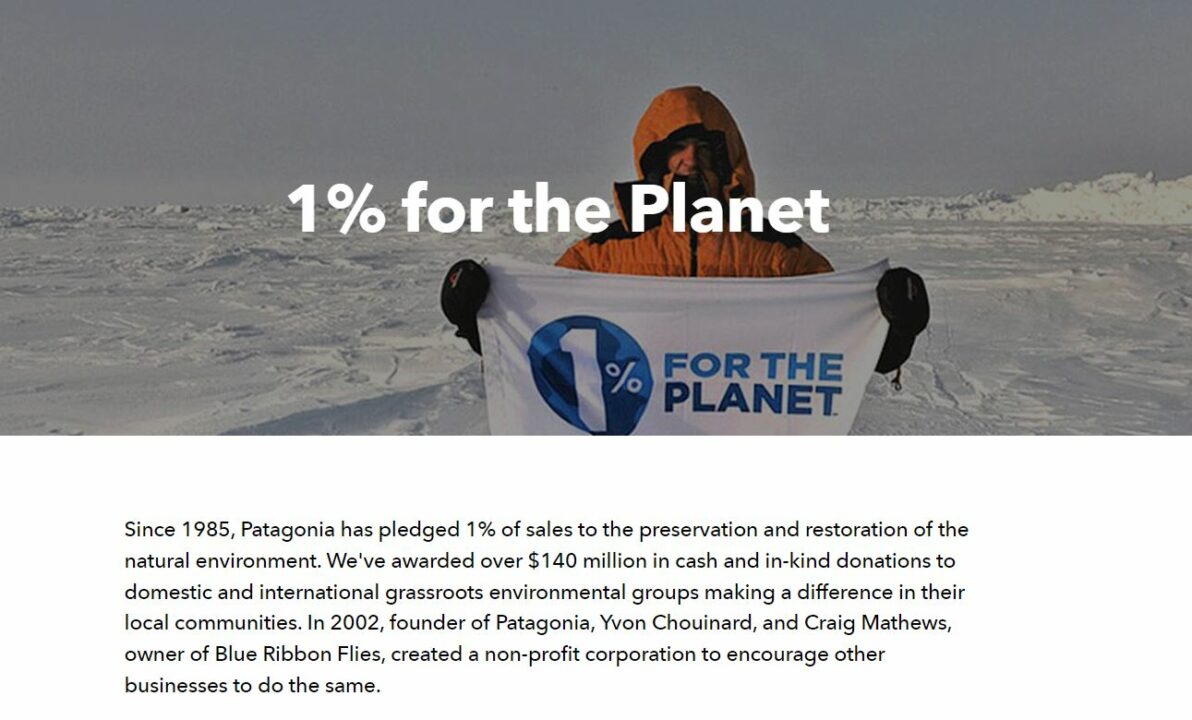 DTC marketing: social activism from Patagonia