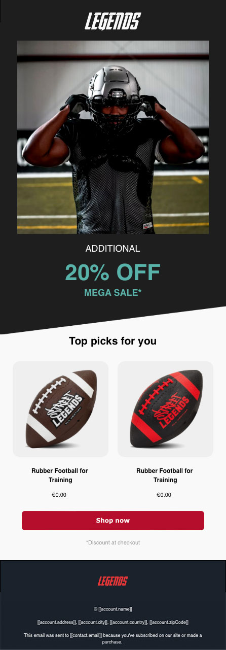 NFL Shop - Latest Emails, Sales & Deals